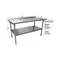 Bk Resources Work Table Stainless Steel Undershelf, Plastic feet 1.5" Riser 60"x30" SVTR-6030 - alternate 7